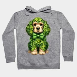 Clover Cocker Spaniel Dog St Patricks Day Hoodie